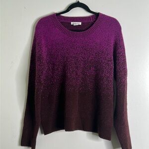 Athleta wool blend ombré sweater size medium
